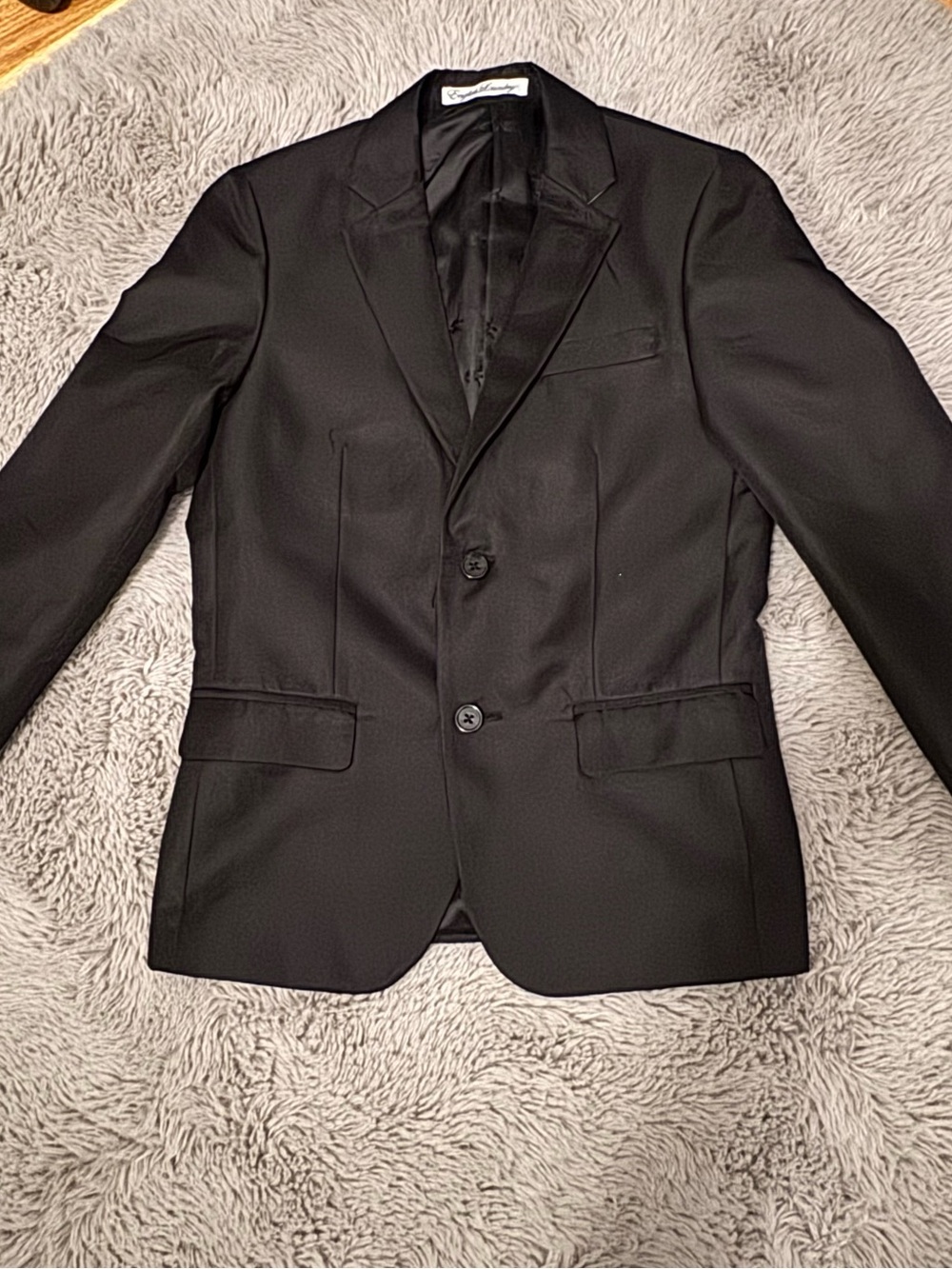 English Laundry Black Two-Button Men's Blazer